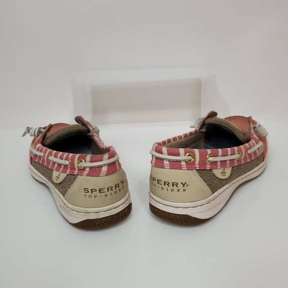 Sperry Angelfish Stripe Leather Boat Shoes - Picture 4 of 7